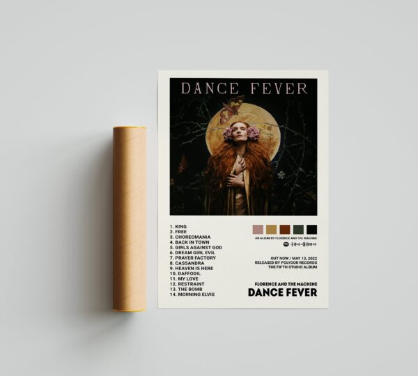 Florence And The Machine Posters Dance Fever Album Cover Poster