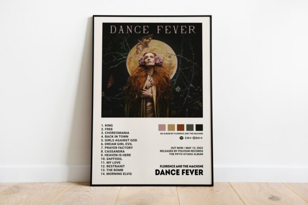 Florence And The Machine Posters Dance Fever Album Cover Poster