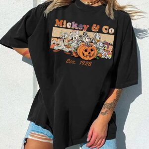 Vintage Disney Halloween Shirt Mickey and Co Mummy Halloween [year] Shirt