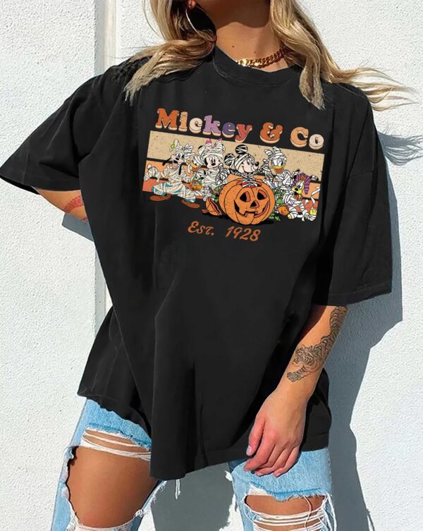 Vintage Disney Halloween Shirt Mickey And Co Mummy 2024