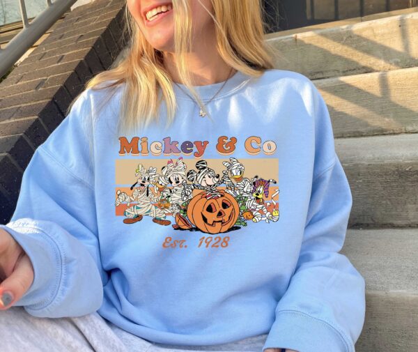 Vintage Disney Halloween Shirt Mickey And Co Mummy 2024