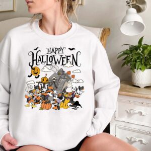 Vintage Disney Halloween Shirt Happy 2024 Sweatshirt