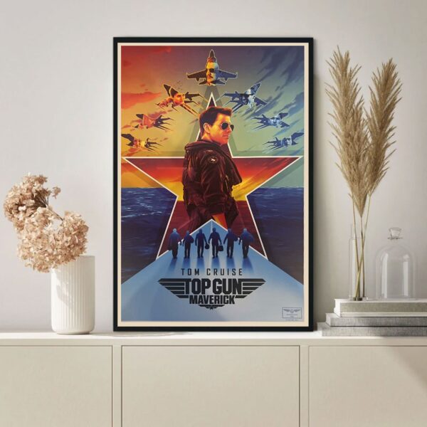 Top Gun Maverick Poster Movie Art Wall Print