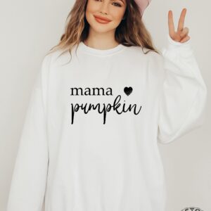 Thankful Mama Shirt Heart Pumpkin Sweatshirt