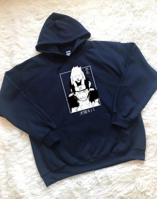 Naruto Shirt Hoodie Sweatshirt Kiba For Fan Anime