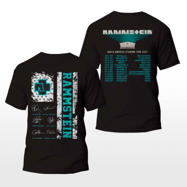 Rammstein North America Stadium Tour 2022 Shirt