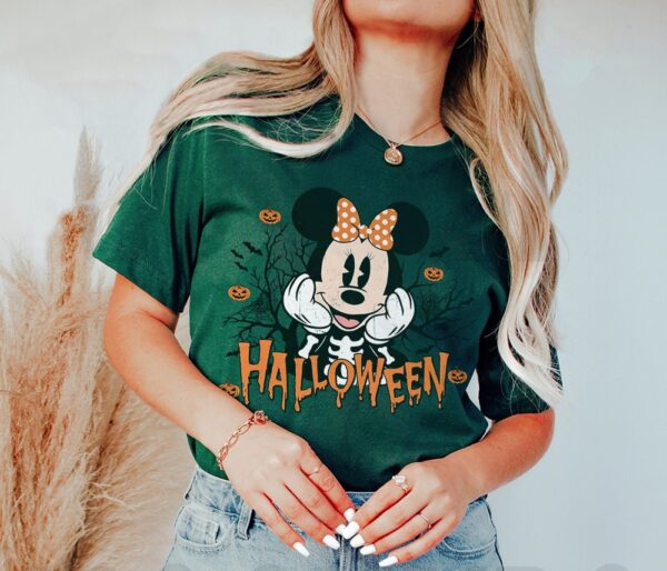 Vintage Disney Halloween Shirt Minnie Mickey