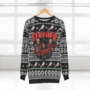 Vintage Ugly Sweaters Horror Lover Slasher Gift for Halloween Christmas