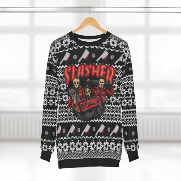 Vintage Ugly Sweaters Horror Lover Slasher Gift For Halloween Christmas