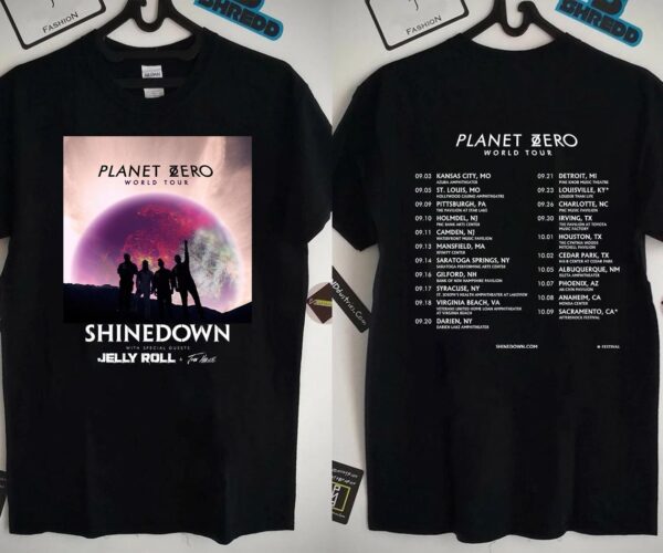 Shinedown Planet Zero World Tour 2022 T-Shirt