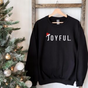 Minimalist Christmas Joyful Sweatshirt Hoodie Tee