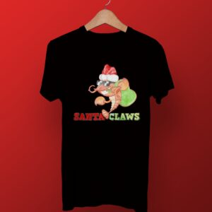 Santa Claws T-shirt Crustacean Merry Christmas