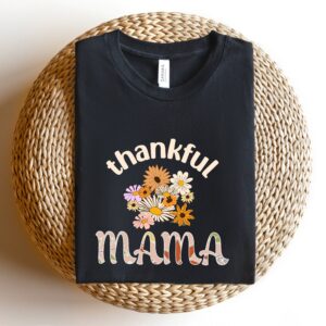 Thankful Mama Shirt Fall T For Mom