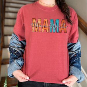 Thankful Mama Shirt Vintage Thanksgiving For Mom