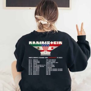 Rammstein North America Stadium Tour 2022 T-Shirt Sweatshirt Hoodie