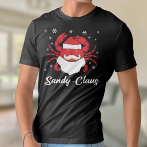 Santa Claws T-shirt Crab Santa Claws Tee