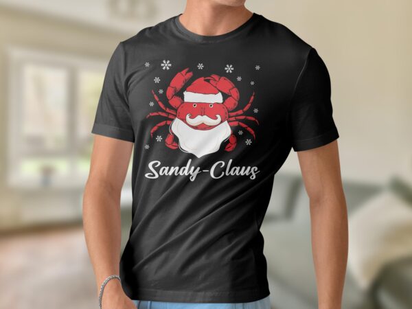 Santa Claws T-shirt Crab Tee