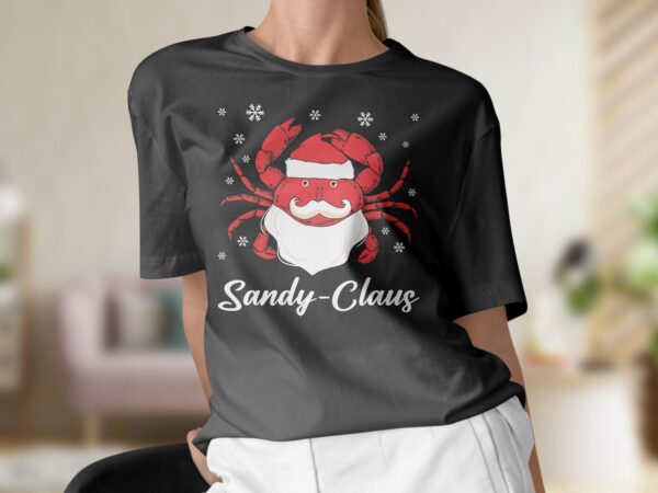 Santa Claws T-shirt Crab Tee