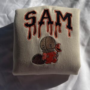 Vintage Embroidered Sweatshirt Sam Drip Halloween