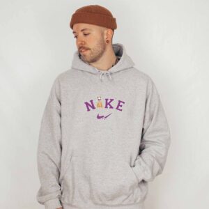 Vintage Embroidered Sweatshirt Inspired Nike Bat Skeleton