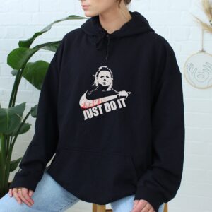 Michael Myers Just Do It Hoodie Vintage Embroidered Sweatshirt Hoodie Shirt