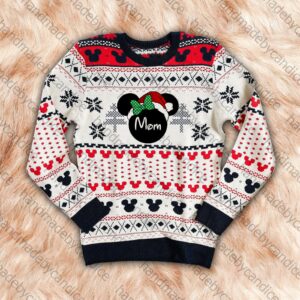 Disney Personalized Ugly Sweater Disney Family Custom Name Sweater