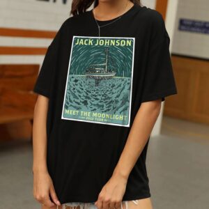 Jack Johnson Meet The Moonlight Album 2022 Tour Shirt