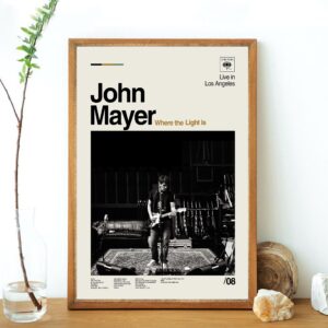 John Mayer Where The Light Is Album Poster