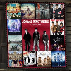 Jonas Brothers Band Albums Quilt Blanket Gift For Pop Music Lovers