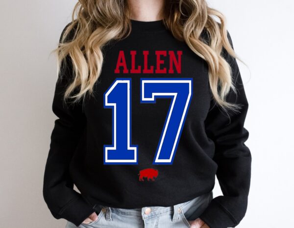 Josh Allen Buffalo Bills Crewneck Sweatshirt Hoodie