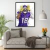 Lamar Jackson Poster Sports Art For Fan