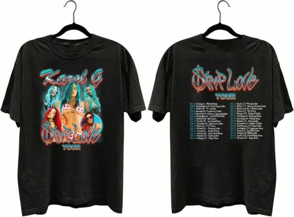 Karol G Shirt Strip Love Tour 2022