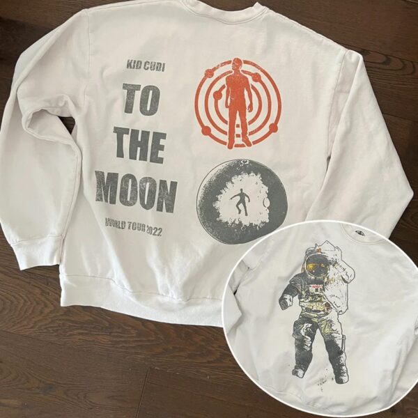 Kid Cudi To The Moon World Tour 2022 Two Sides Shirt