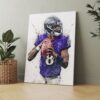 Justin Jefferson Poster Sports Art For Fan