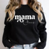 Mama Claus Shirt Printed Caro Sweatshirt Matching Family Christmas