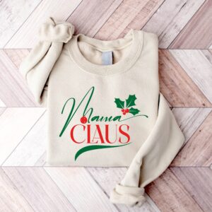 Mama Claus Shirt Vintage Sweatshirt Gift For Christmas