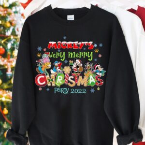 Mickey And Friends Very Merry Christmas Party 2024 Sweatshirt