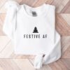 Minimalist Christmas Cute Christmas Ho Sweatshirt Hoodie Tee