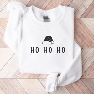 Minimalist Christmas Cute Christmas Ho Sweatshirt Hoodie Tee