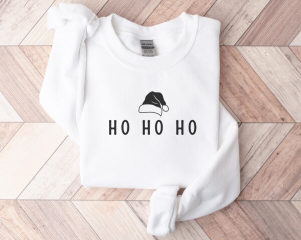 Minimalist Christmas Cute Christmas Ho Sweatshirt Hoodie Tee