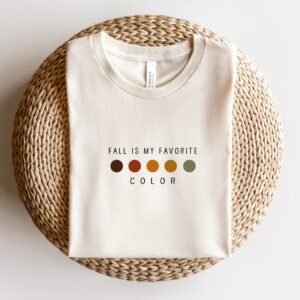 Minimalist Fall Sweatshirt Is My Favorite Color Gift For Thanksgiving