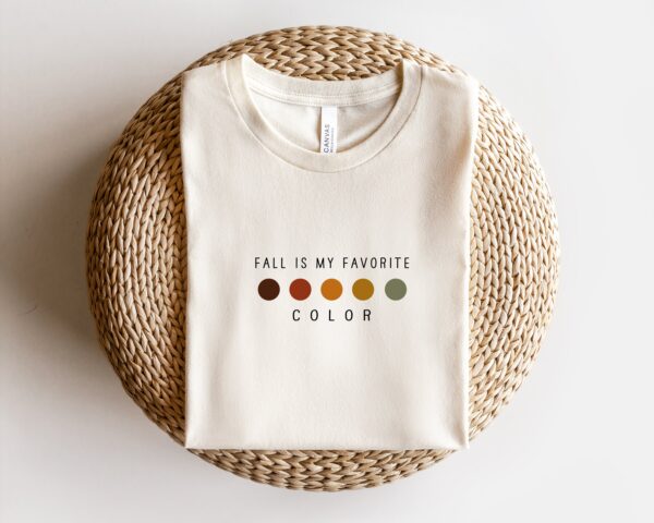 Minimalist Fall Sweatshirt Is My Favorite Color Gift For Thanksgiving