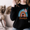 Minimalist Fall Sweatshirt Give Thanks In All Things Gift For Thanksgiving