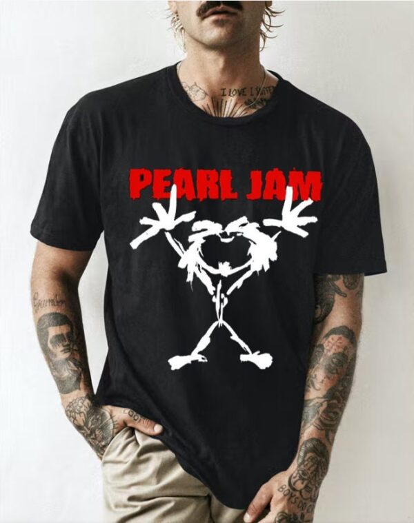 Pearl Jam Halloween Shirt Stickman Vintage Music T-Shirt