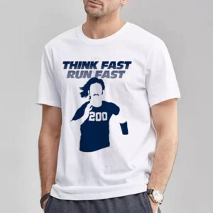 Peyton Manning T-Shirt Chad Powers Think Fast Run T-shirt