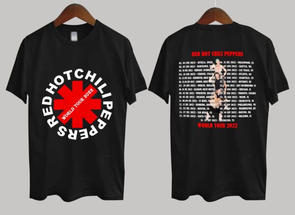 Red Hot Chili Peppers World Tour 2022 T-Shirt