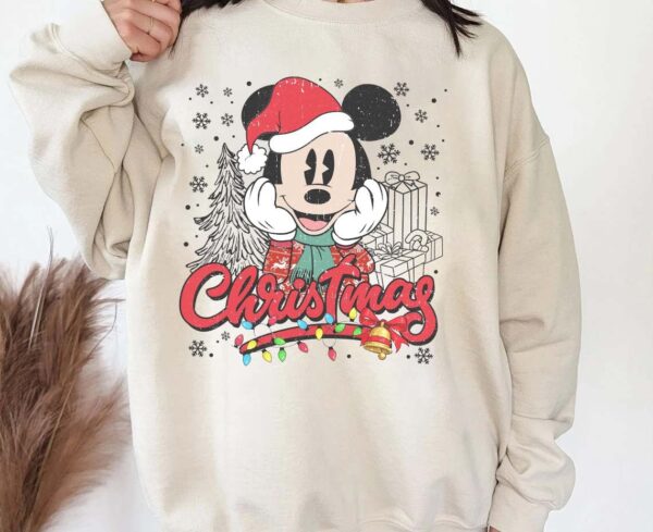 Retro Mickey Minnie Christmas Shirt