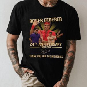 Roger Federer 24th Anniversary 1998 – 2022 Shirt