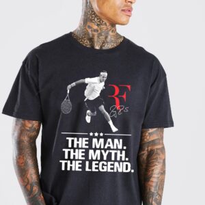 Roger Federer The Man Myth Legend Shirt Gift For Lover Tennis