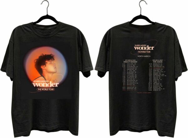 Shawn Mendes Wonder North America Tour 2022 T-Shirt